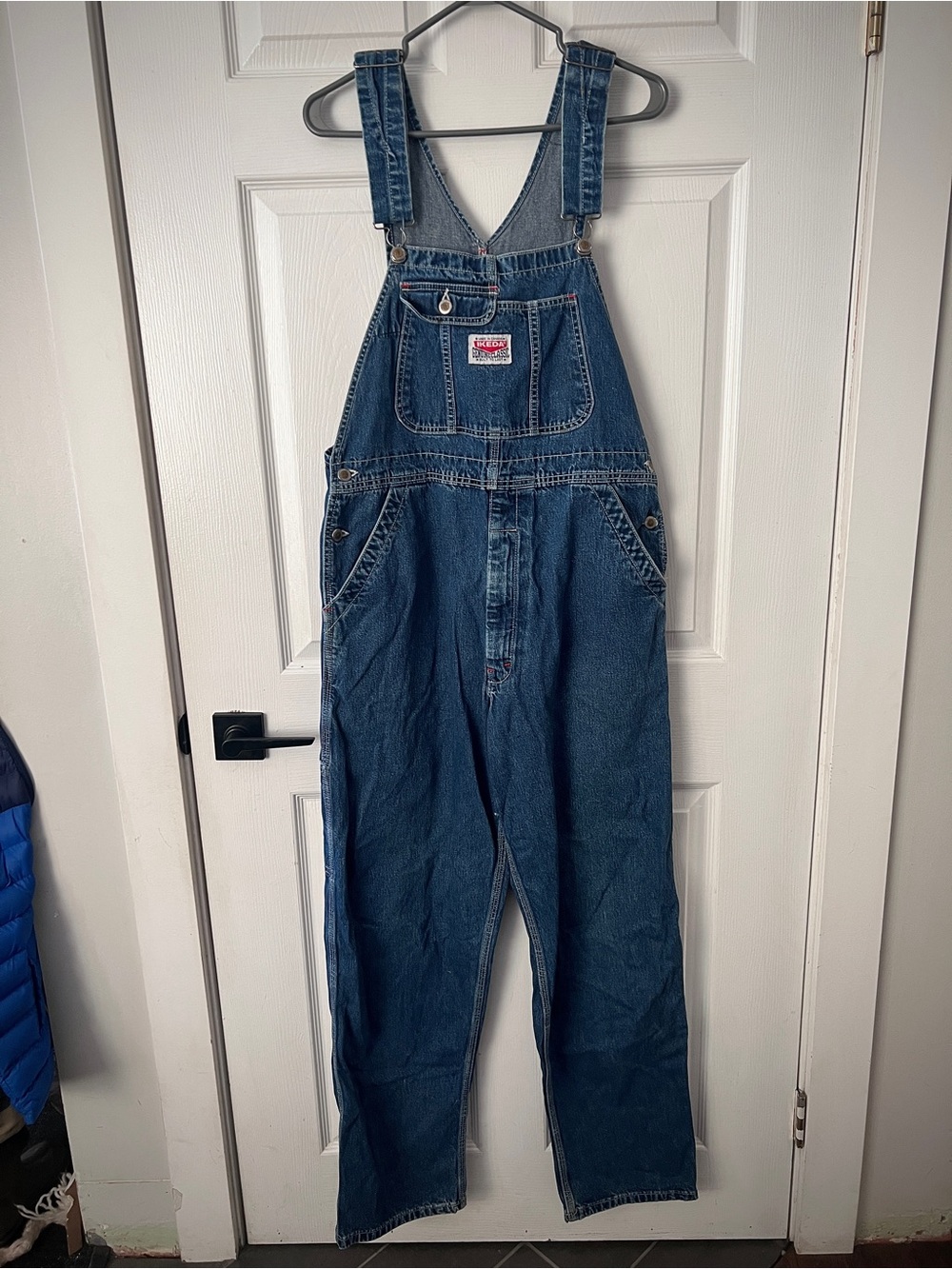 IKEDA • vintage bib overalls classic cotton workwear farm ranch carpenter denim